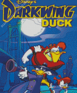 Darkwing Duck Poster Diamond Painting