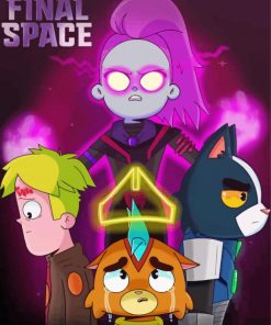 Final Space Animation Poster Diamond Painting
