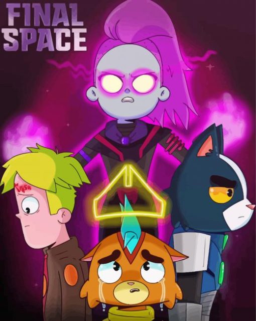 Final Space Animation Poster Diamond Painting