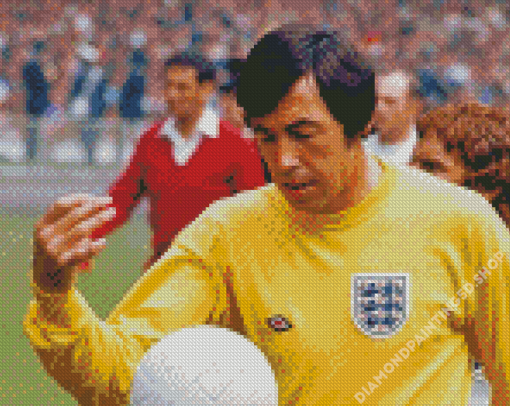 Football Player Gordon Banks Diamond Painting