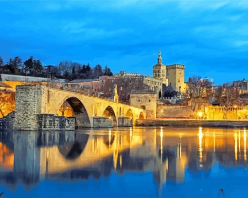 France Avignon Pont Diamond Painting