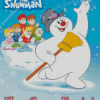 Frosty Snowman Animation Diamond Painting