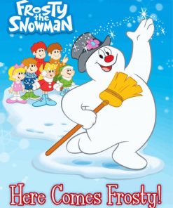 Frosty Snowman Animation Diamond Painting