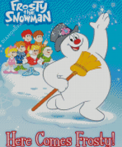 Frosty Snowman Animation Diamond Painting