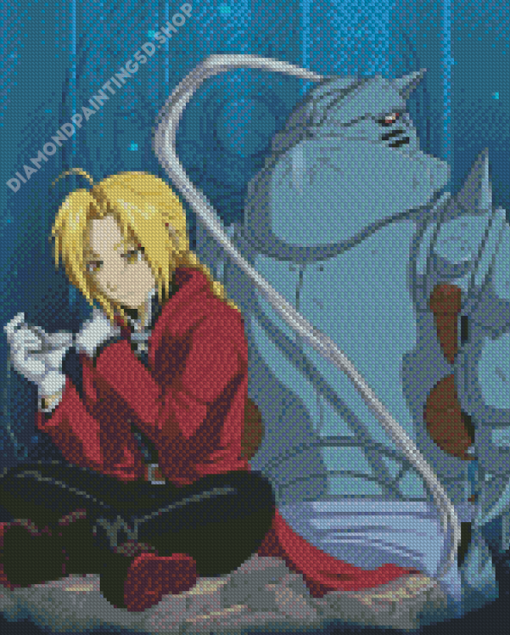 Full Metal Alchemist Manga Diamond Painting