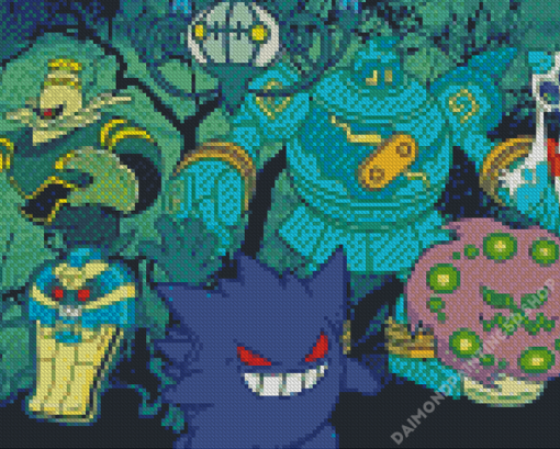 Ghost Pokemon Anime Diamond Painting