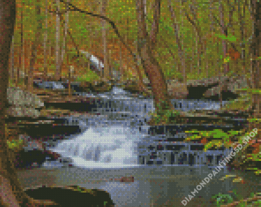 Heber Springs Forest Diamond Painting