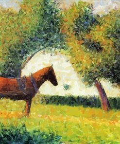 Horse And Cart Georges Seurat Diamond Painting