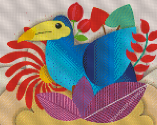 Illustration Dodo Bird Diamond Painting