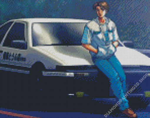 Initial D Anime Diamond Painting