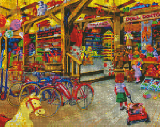 Kids Toy Shop Diamond Painting