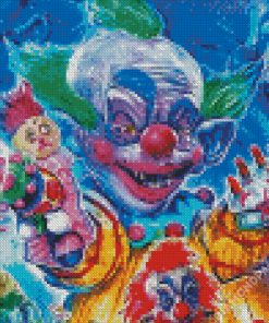 Killer Klowns From Outer Space Characters Diamond Painting