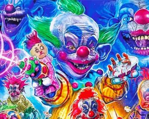 Killer Klowns From Outer Space Characters Diamond Painting