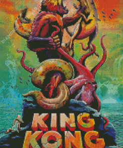 King Kong Movie Poster Diamond Painting