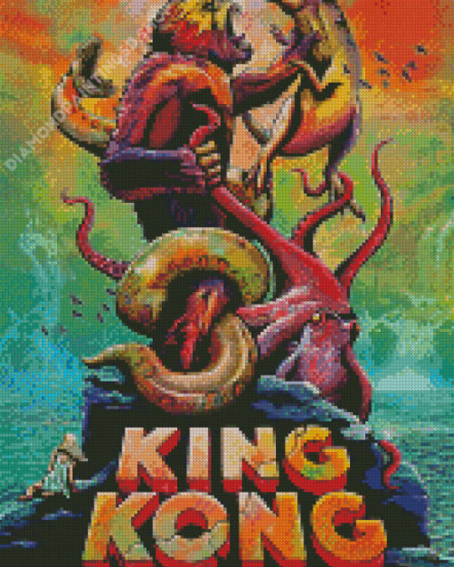 King Kong Movie Poster Diamond Painting