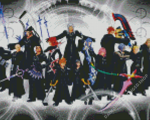 Kingdom Hearts Organization 13 Diamond Painting