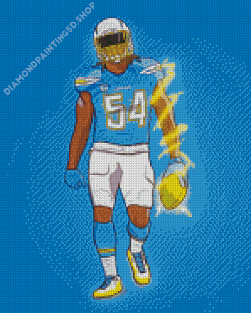 Los Angeles Chargers Player Art Diamond Painting