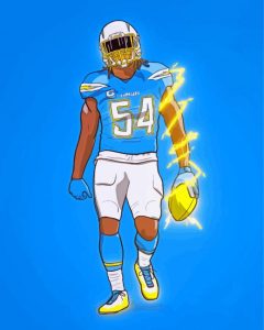 Los Angeles Chargers Player Art Diamond Painting