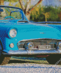 Old 56 Ford Thunderbird Car Diamond Painting