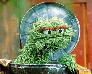 Oscar The Grouch Character Diamond Painting