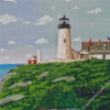 Pemaquid Point Light Maine Diamond Painting