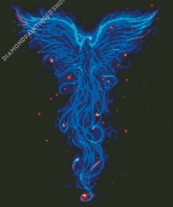 Phoenix Blue Art Diamond Painting