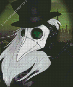 Plague Doctor Illustration Diamond Painting