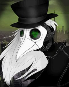 Plague Doctor Illustration Diamond Painting