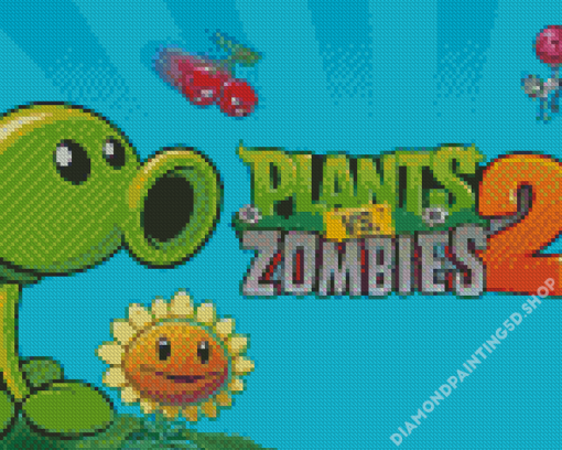 Plants VS Zombies Game Diamond Painting