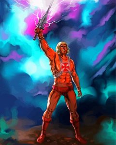 Powerful He Man Diamond Painting