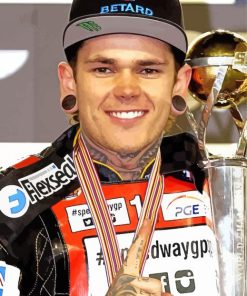 Professional Motorcycle Rider Tai Woffinden Diamond Painting