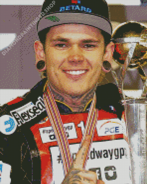 Professional Motorcycle Rider Tai Woffinden Diamond Painting
