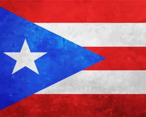 Puerto Rico Flag Diamond Painting