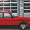 Red Volvo 240 Saloon Car Diamond Painting