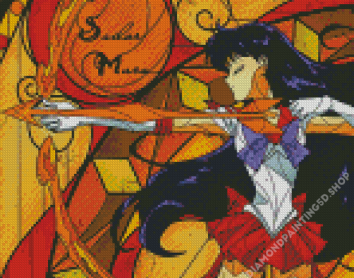 Sailor Mars Anime Girl Diamond Painting