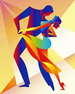 Salsa dancers Diamond Painting