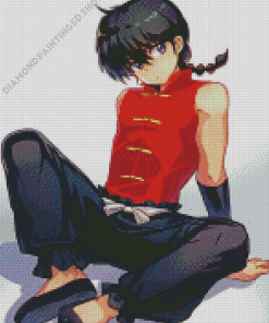 Saotome Ranma Character Diamond Painting