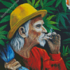 Smoker Man Diamond Painting