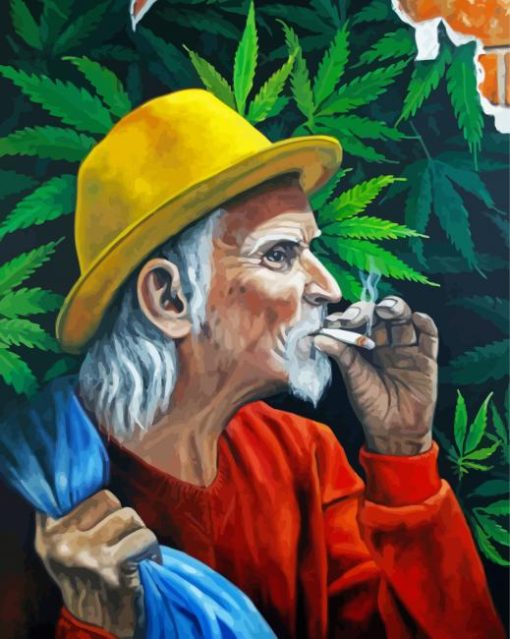 Smoker Man Diamond Painting