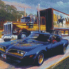 Smokey And The Bandit Kenworth Art Diamond Painting