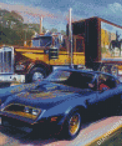 Smokey And The Bandit Kenworth Art Diamond Painting