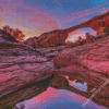 Sunset At Natural Bridges National Monument Diamond Painting