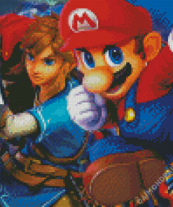 Super Smash Bros Diamond Painting