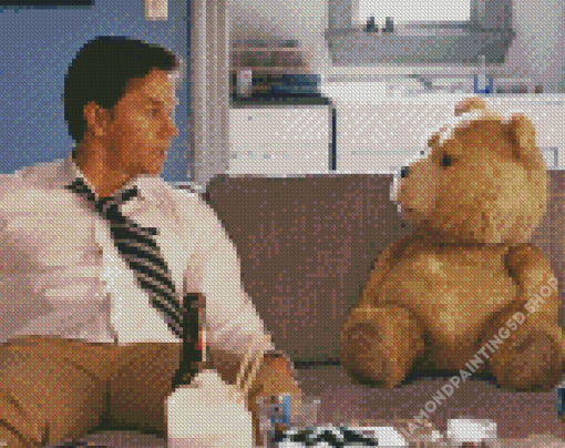 Ted The Movie Characters Diamond Painting