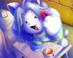 Temmie Cat Art Diamond Painting