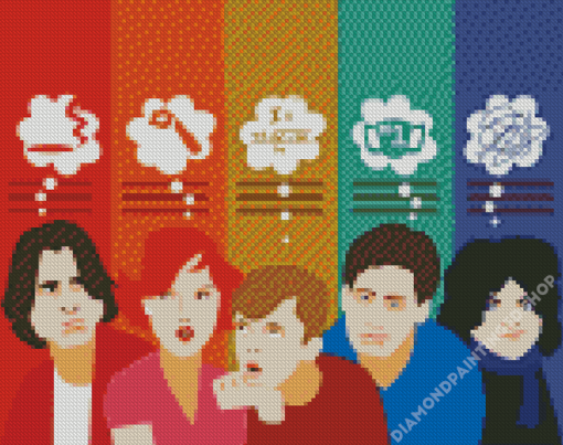 The Breakfast Club Illustration Diamond Painting