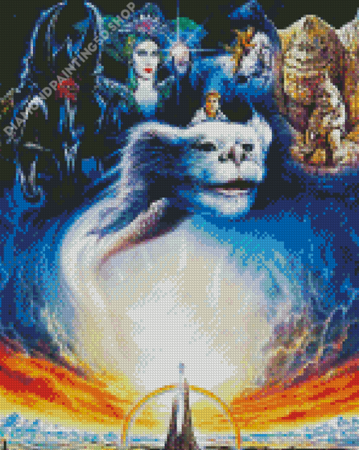 The Neverending Story Characters Diamond Painting