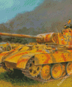 The Tank Panther Diamond Painting