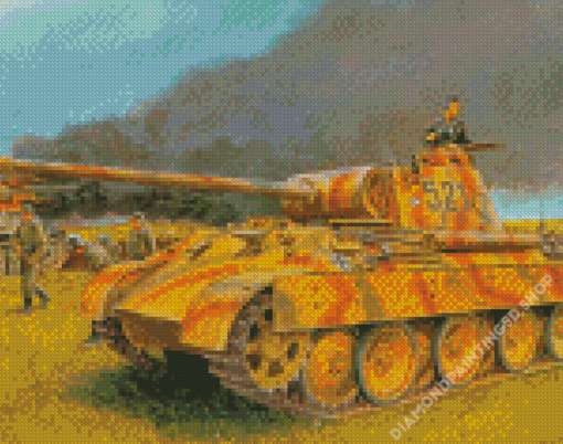 The Tank Panther Diamond Painting