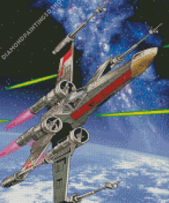 The X Win Fighter Star Wars Diamond Painting